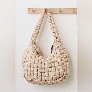 EUC - FP Movement Quilted Carryall Bag - Off White - Free People